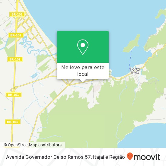 Avenida Governador Celso Ramos 57 mapa