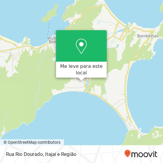 Rua Rio Dourado mapa