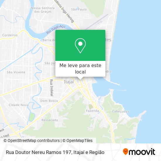 Rua Doutor Nereu Ramos 197 mapa