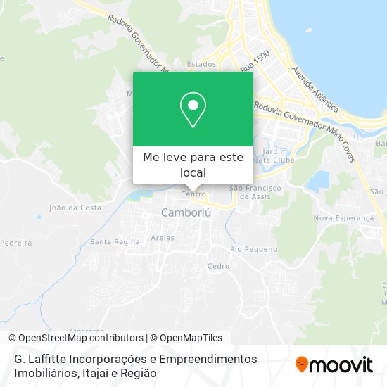 G. Laffitte Incorporações e Empreendimentos Imobiliários mapa