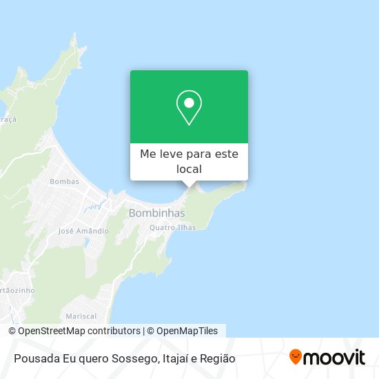 Pousada Eu quero Sossego mapa