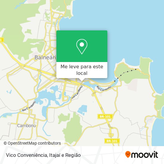 Vico Conveniência mapa