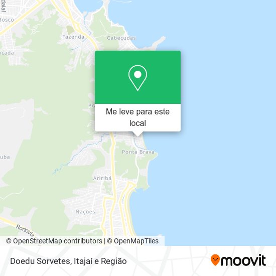 Doedu Sorvetes mapa