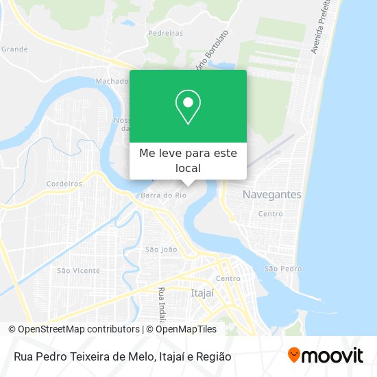 Rua Pedro Teixeira de Melo mapa