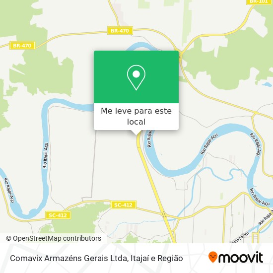 Comavix Armazéns Gerais Ltda mapa