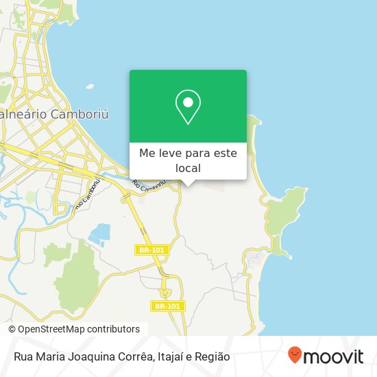 Rua Maria Joaquina Corrêa mapa