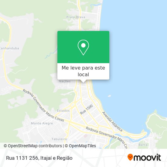 Rua 1131 256 mapa