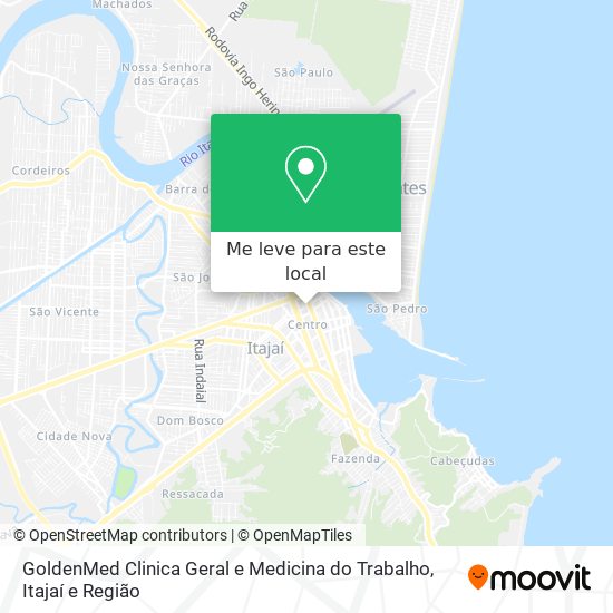 GoldenMed Clinica Geral e Medicina do Trabalho mapa