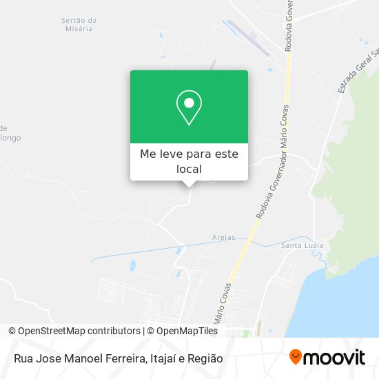 Rua Jose Manoel Ferreira mapa