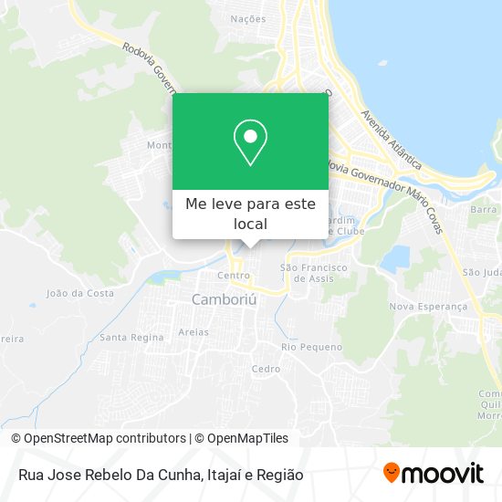 Rua Jose Rebelo Da Cunha mapa