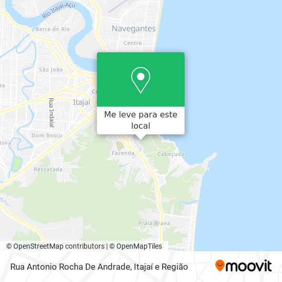 Rua Antonio Rocha De Andrade mapa