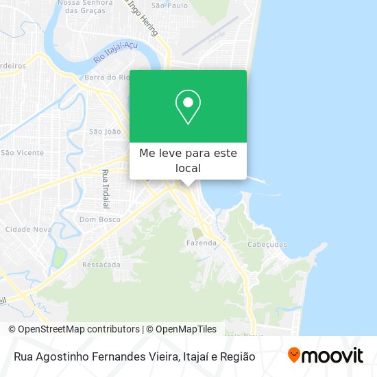 Rua Agostinho Fernandes Vieira mapa