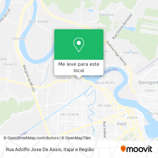 Rua Adolfo Jose De Assis mapa