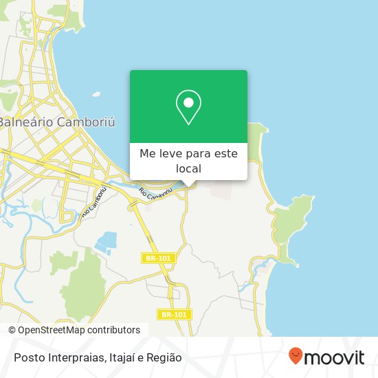 Posto Interpraias mapa