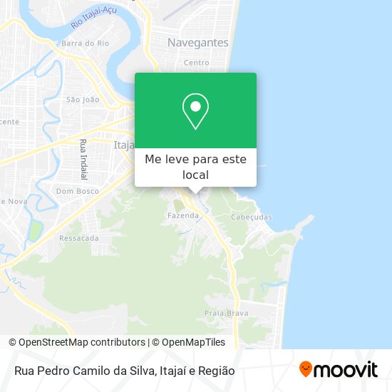Rua Pedro Camilo da Silva mapa