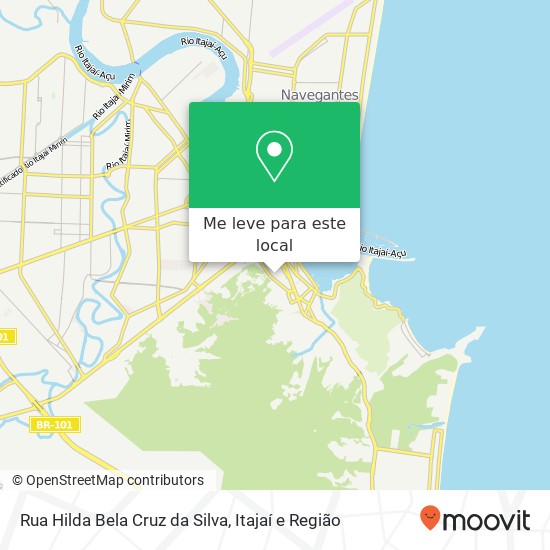 Rua Hilda Bela Cruz da Silva mapa