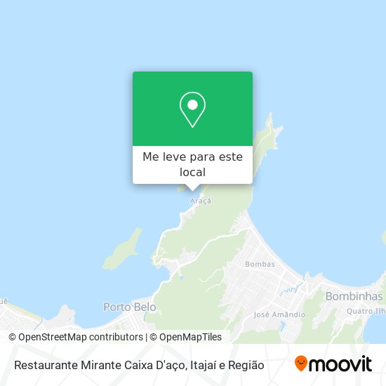 Restaurante Mirante Caixa D'aço mapa