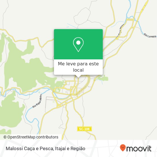 Malossi Caça e Pesca mapa