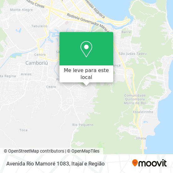 Avenida Rio Mamoré 1083 mapa
