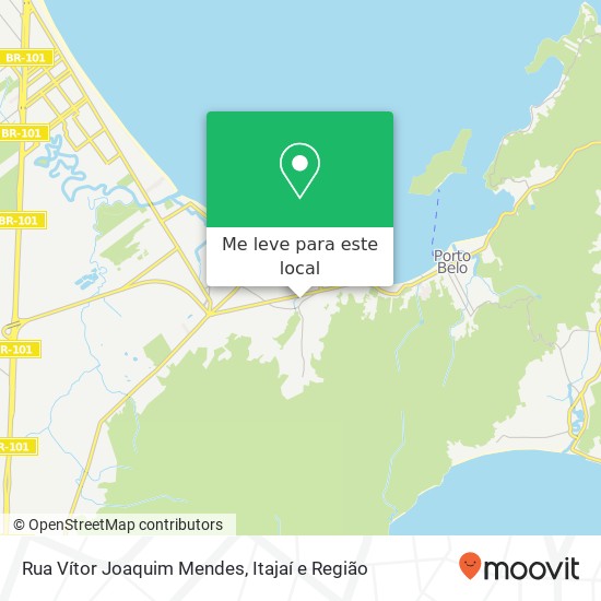 Rua Vítor Joaquim Mendes mapa
