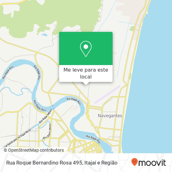 Rua Roque Bernardino Rosa 495 mapa
