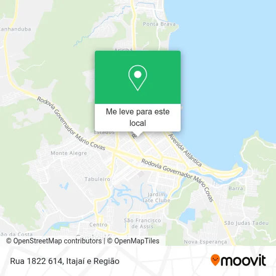 Rua 1822 614 mapa