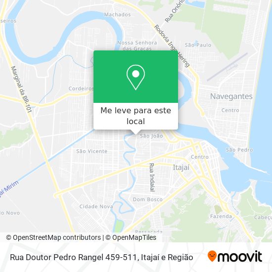 Rua Doutor Pedro Rangel 459-511 mapa