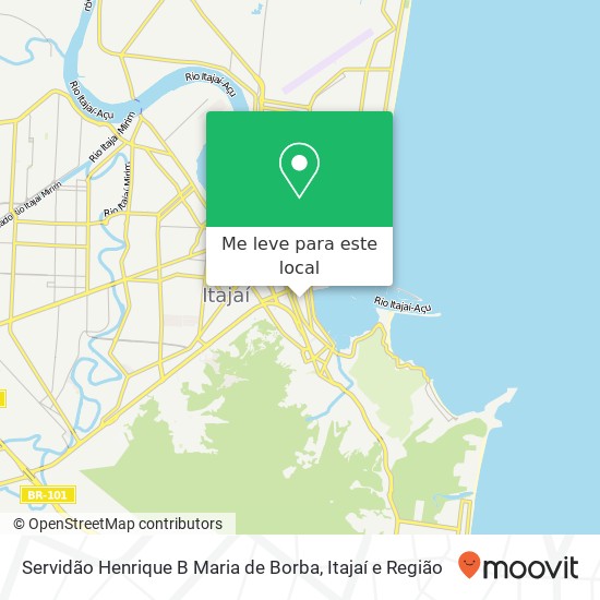 Servidão Henrique B Maria de Borba mapa