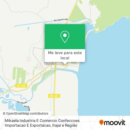 Mikaela Industria E Comercio Confeccoes Importacao E Exportacao mapa