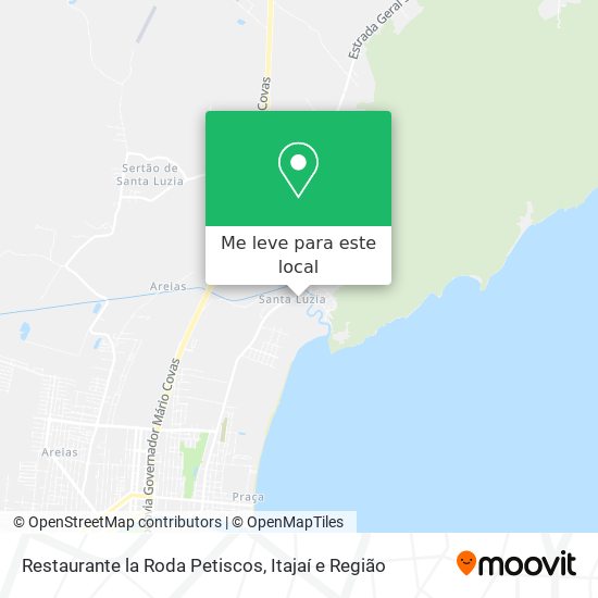Restaurante la Roda Petiscos mapa