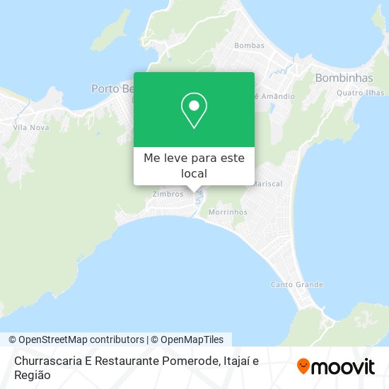 Churrascaria E Restaurante Pomerode mapa