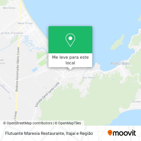 Flutuante Maresia Restaurante mapa