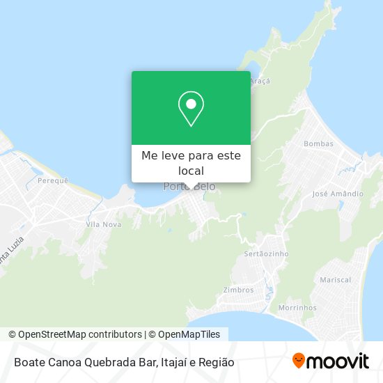 Boate Canoa Quebrada Bar mapa