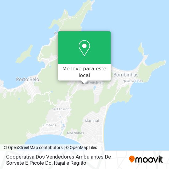 Cooperativa Dos Vendedores Ambulantes De Sorvete E Picole Do mapa
