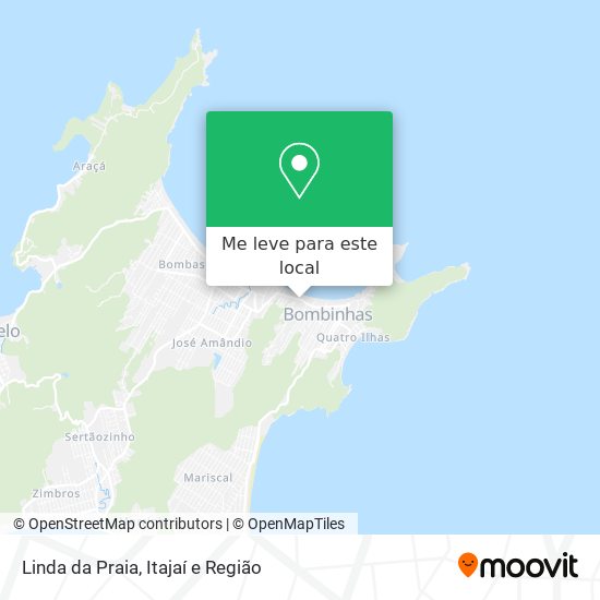 Linda da Praia mapa