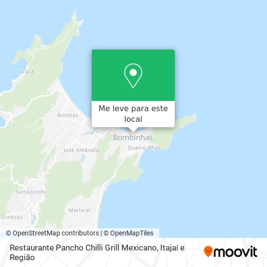 Restaurante Pancho Chilli Grill Mexicano mapa