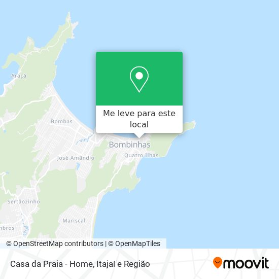 Casa da Praia - Home mapa