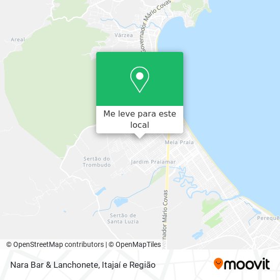 Nara Bar & Lanchonete mapa