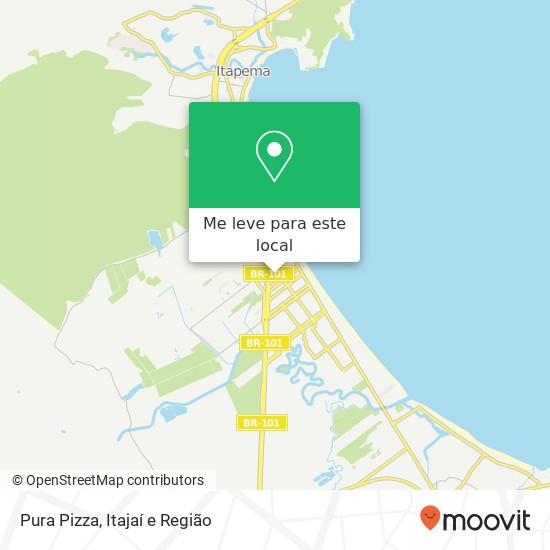 Pura Pizza, Rua Duzentos e Vinte e Seis, 466 Meia Praia Itapema-SC 88220-000 mapa