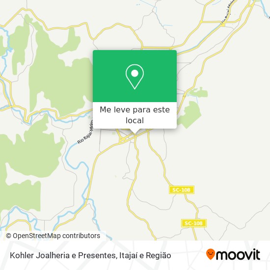 Kohler Joalheria e Presentes mapa