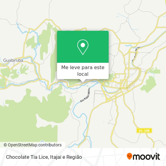 Chocolate Tia Lice mapa