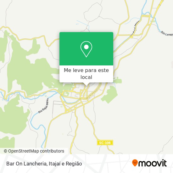 Bar On Lancheria mapa