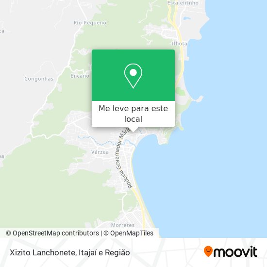 Xizito Lanchonete mapa