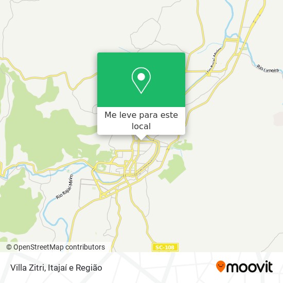 Villa Zitri mapa