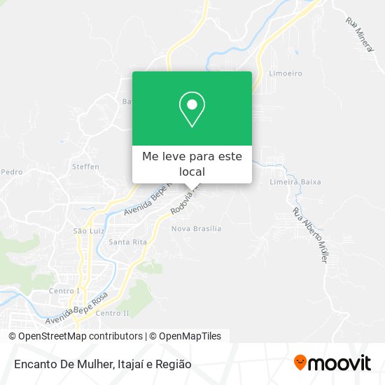 Encanto De Mulher mapa