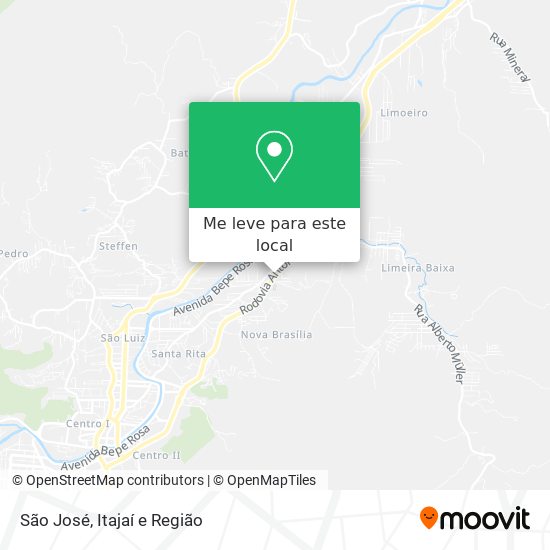 São José mapa
