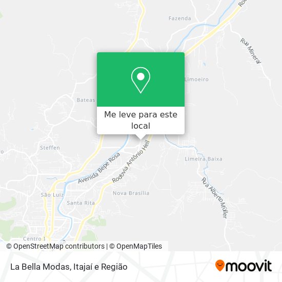 La Bella Modas mapa