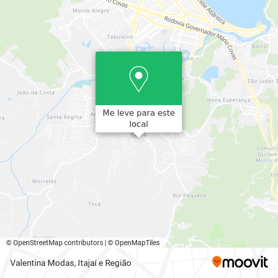 Valentina Modas mapa