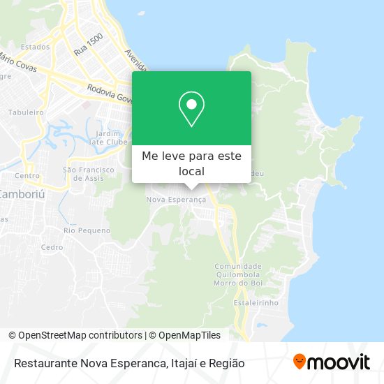 Restaurante Nova Esperanca mapa