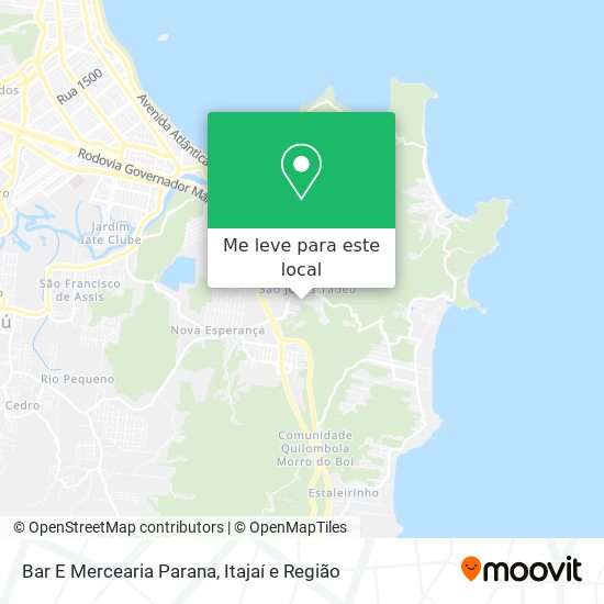 Bar E Mercearia Parana mapa